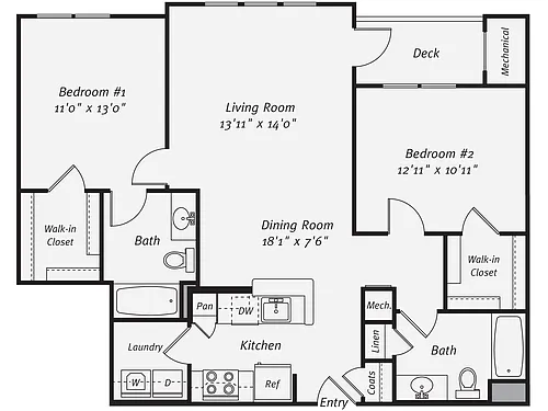 Floor plan B8