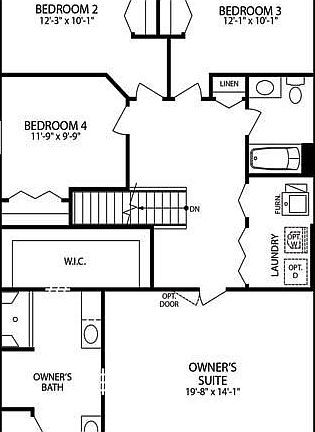 Elevation E - 2nd Floor