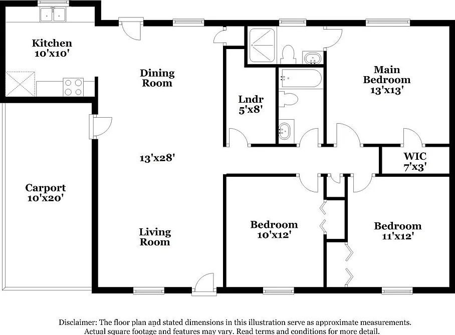 3 bed, 2.0 bath, 1265 sqft, $2,100 — Photo 2
