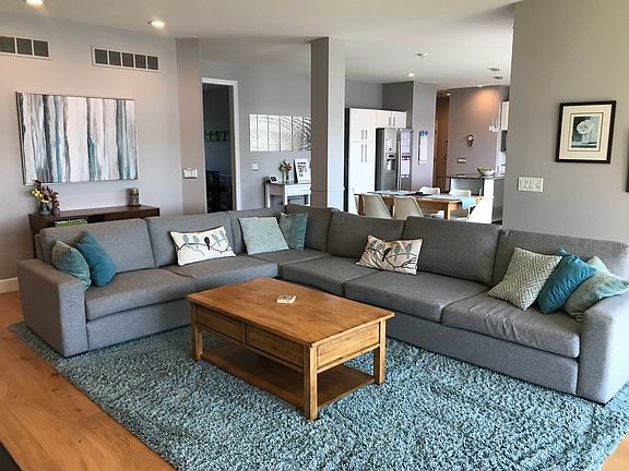 Family room with gas fire