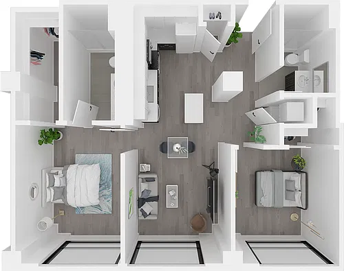 Floor plan 2X2