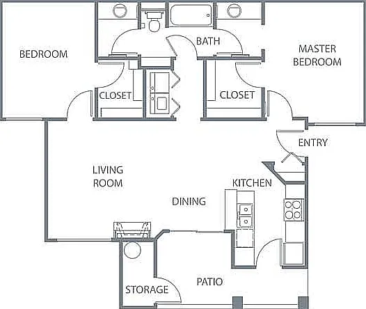 Experience contemporary living with this spacious apartment layout, perfect for modern lifestyles. Experience contemporary living with this spacious apartment layout, perfect for modern lifestyles.