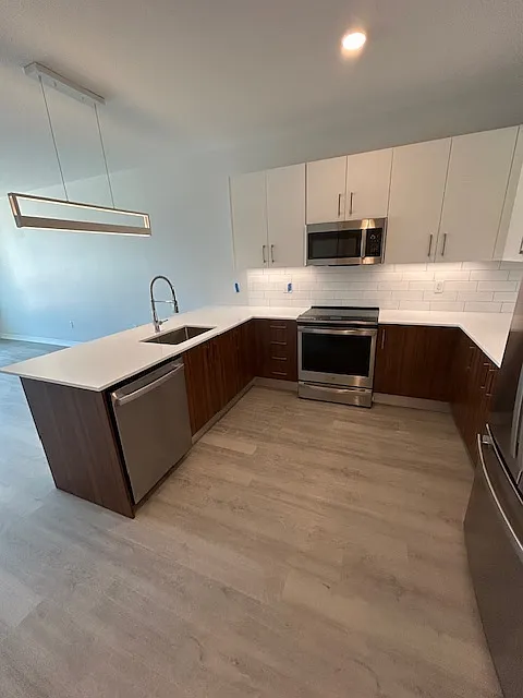 Floor plan L Shaped Modern Kitchen