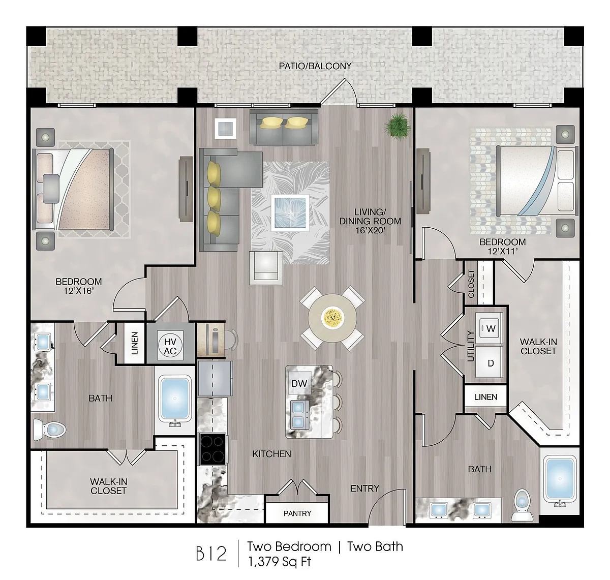 Floor plan B12