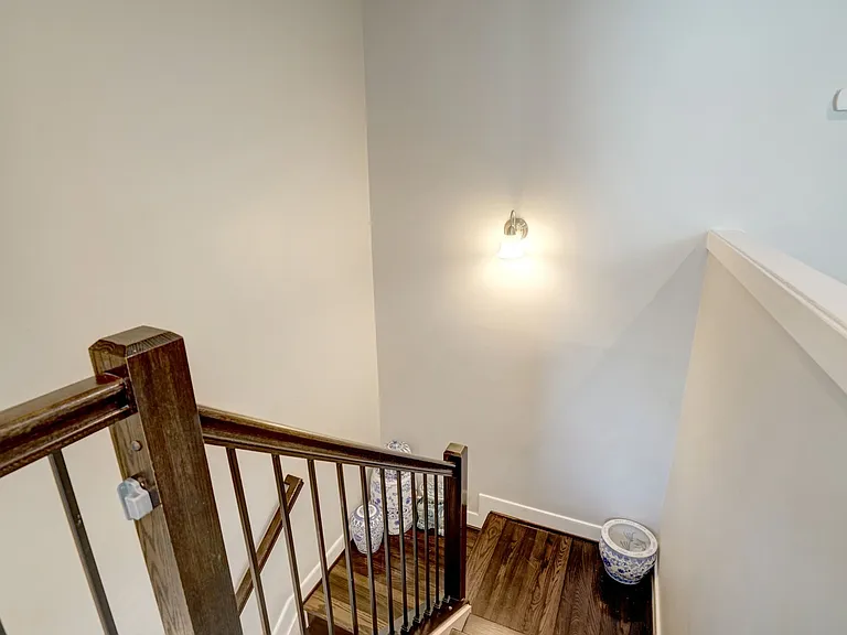 Stairwell view from second floor