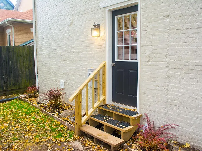 Back Door Leading to Parking