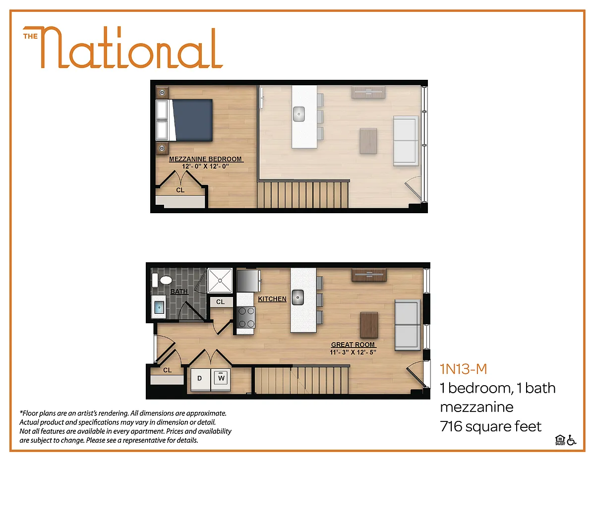 Floor plan 1N13-M