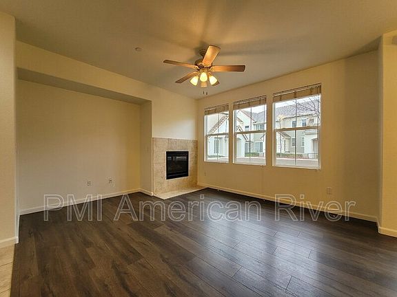 Living room with gas fireplace