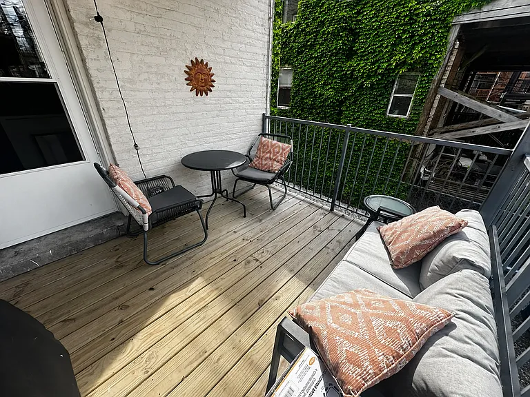 Spacious, covered back patio