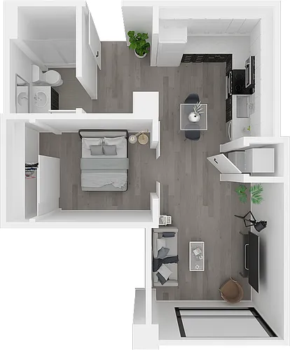 Floor plan Junior 1x1