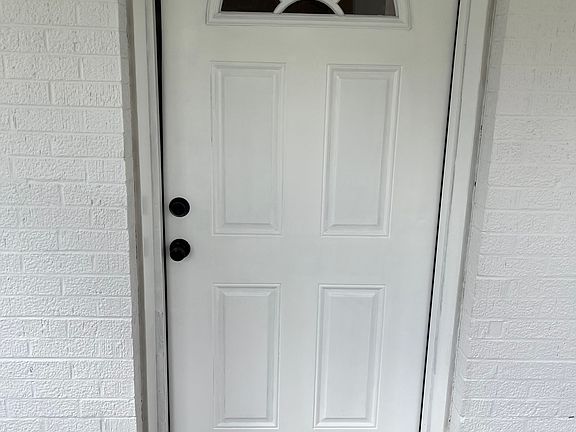 Front door after foyer