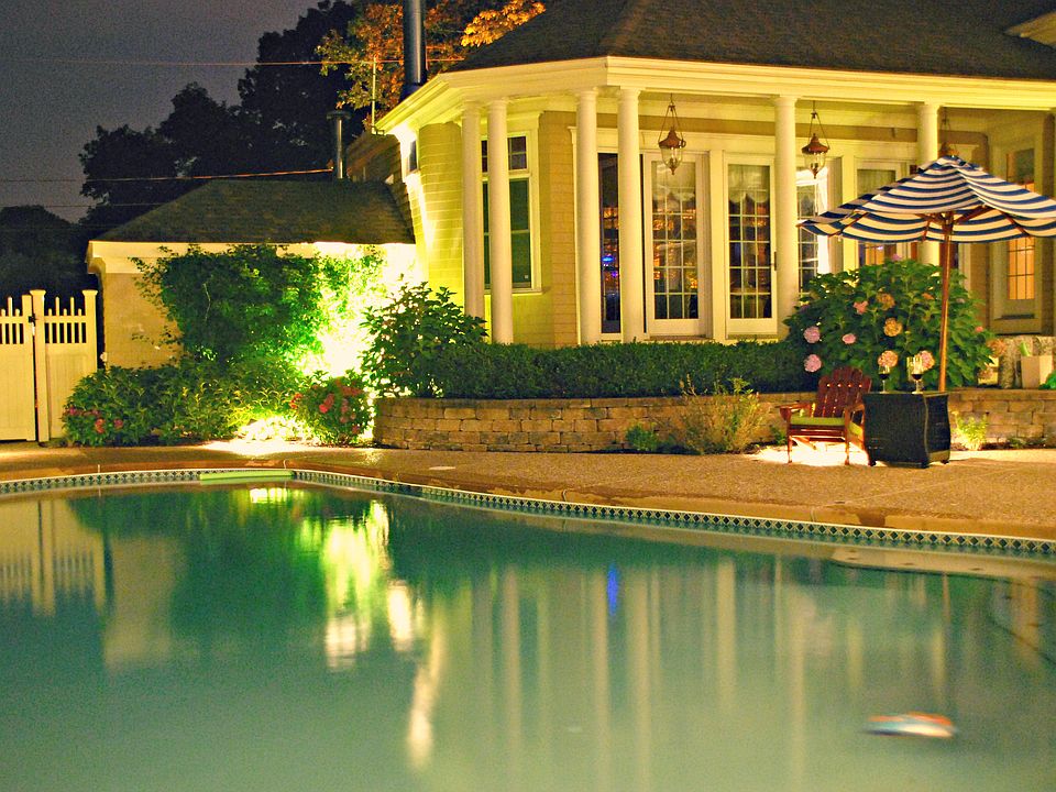 Twilight by Heated Pool