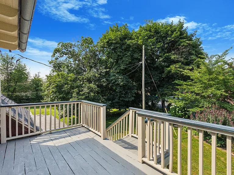 Rear deck