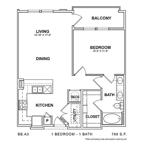 Floor plan BB.A3
