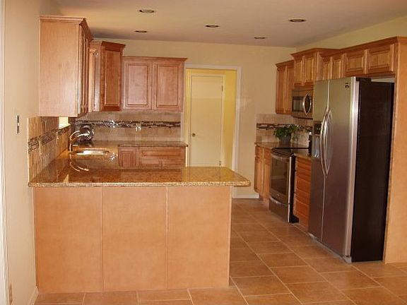 Granite Counter, Marble backsplash