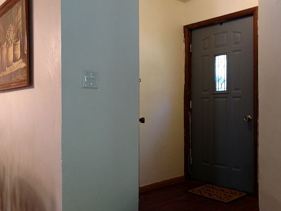 Front door and entry. 