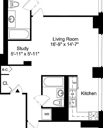 2nd image of 450 N End Ave APT 10E