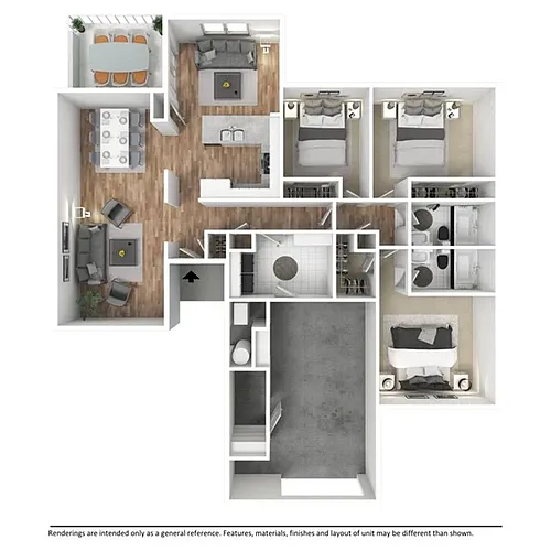 Floor plan Tempe Model