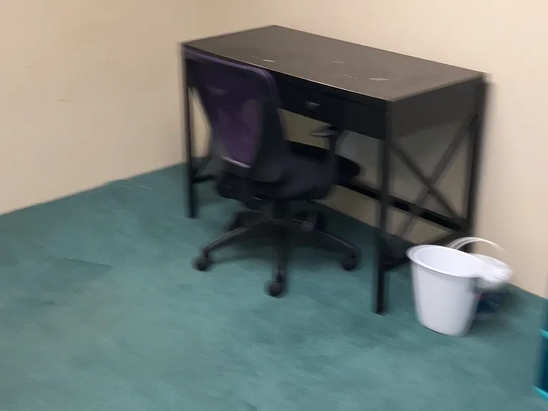 The basement includes a workspace