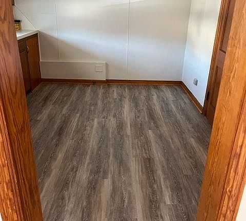 New floor in kitchen