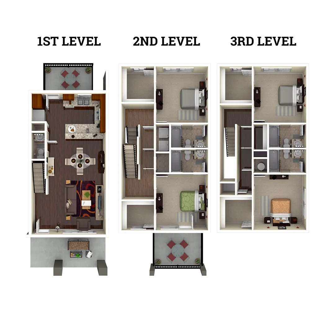 Floor plan Milledge 4x4.5