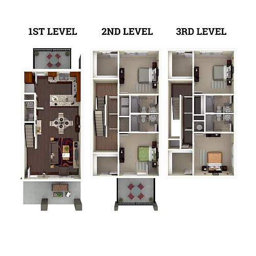 Floor plan Milledge 4x4.5