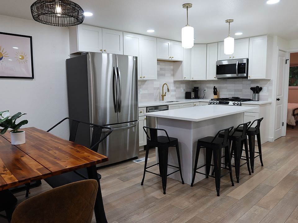 Kitchen and dining area