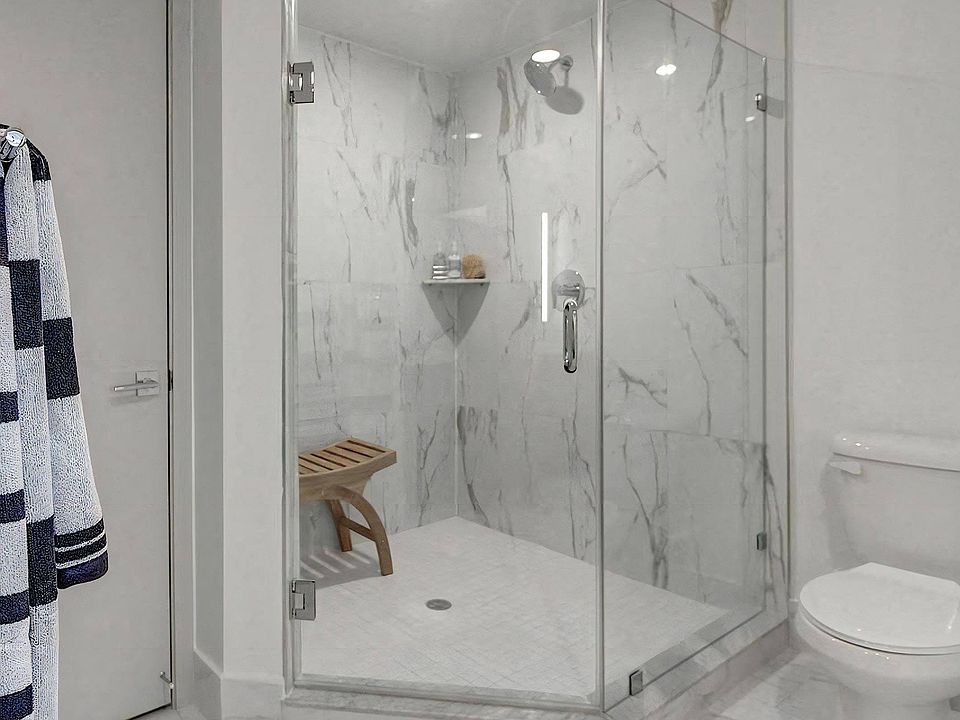 Upgraded Bathroom with Frameless Walk-In Shower & Designer Finishes