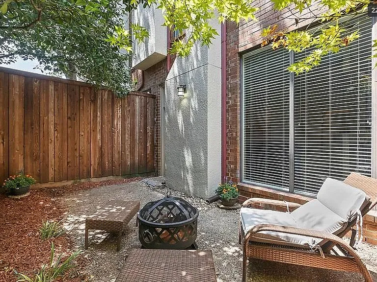 Attached private patio to the unit