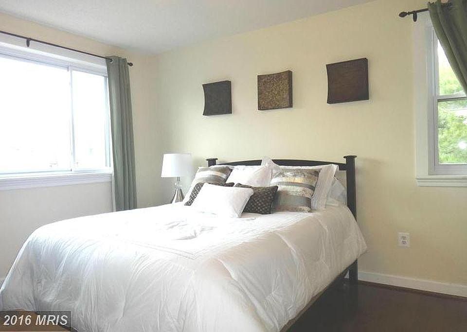 Bedroom with large windows