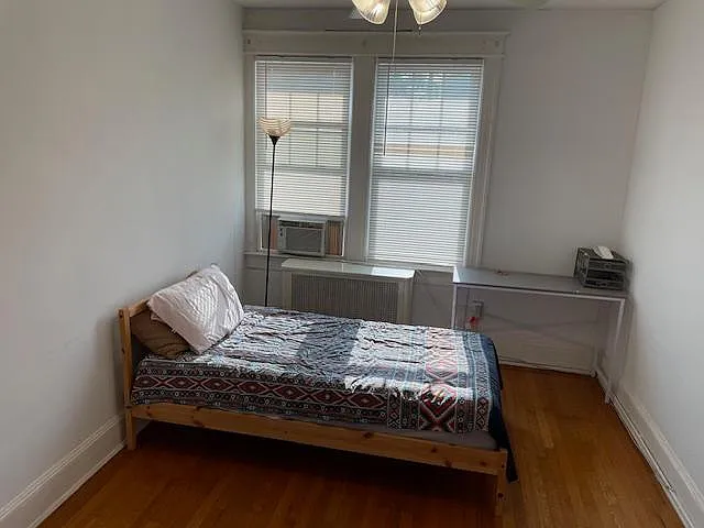 Large 2nd bedroom has a good-sized closet. Full-size bed included.