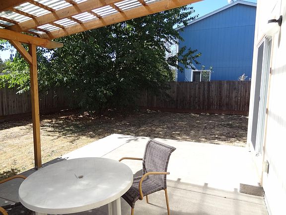 back of property - cherry tree