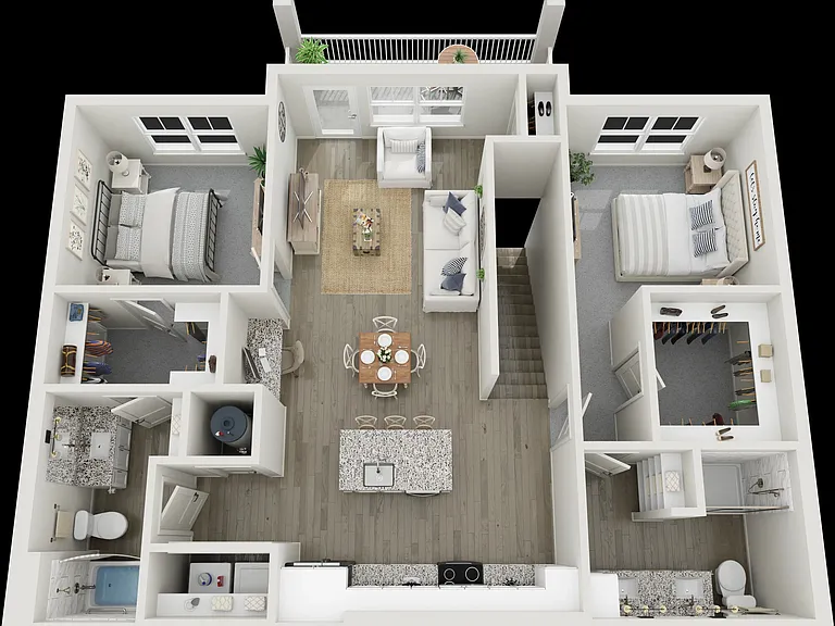 B1 floor plan Populus Pooler