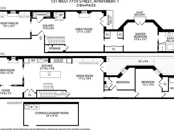 2nd image of 131 W 77th St APT 1