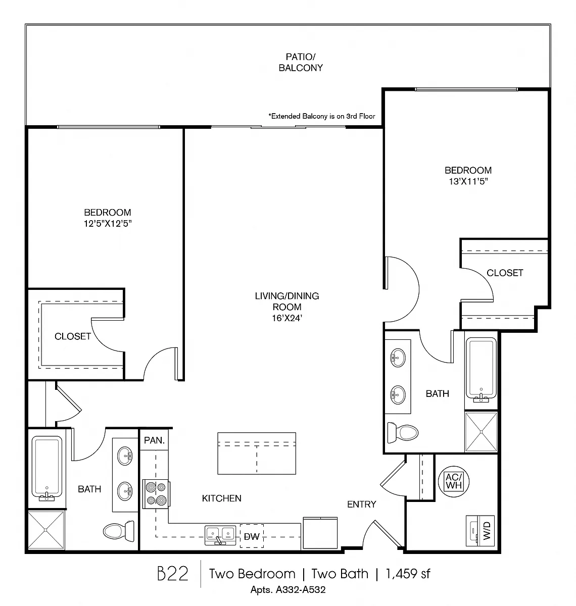Floor plan B22