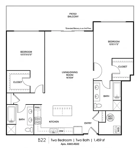 Floor plan B22