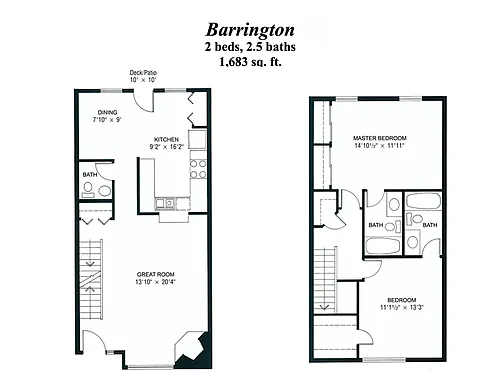 Floor plan Barrington