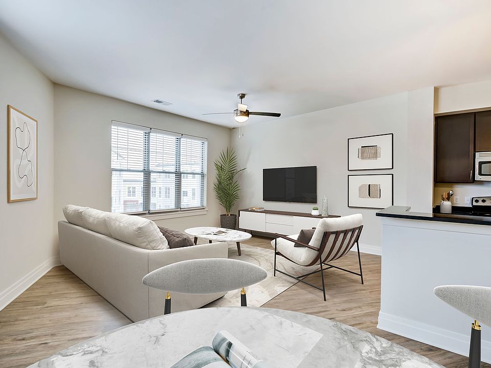 Living Room, Dining Room and Kitchen