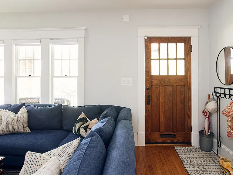 living room/front door