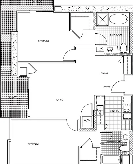 B2 floor plan NoHo 14