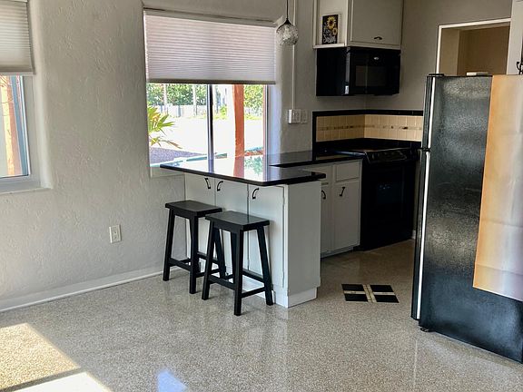 Living room and kitchen