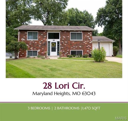 28 Lori Cir, Maryland Heights, MO 63043