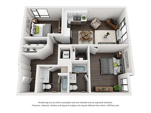 Floor plan 2B