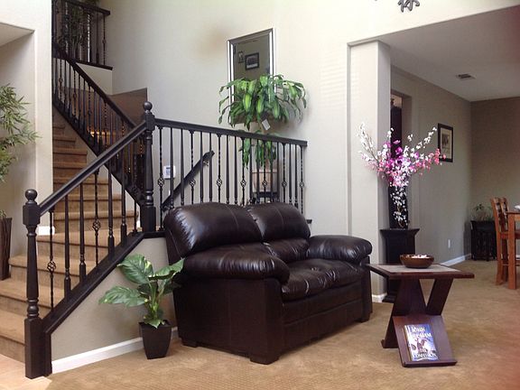 Upgraded stair rails 