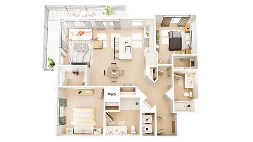 Floor plan B4