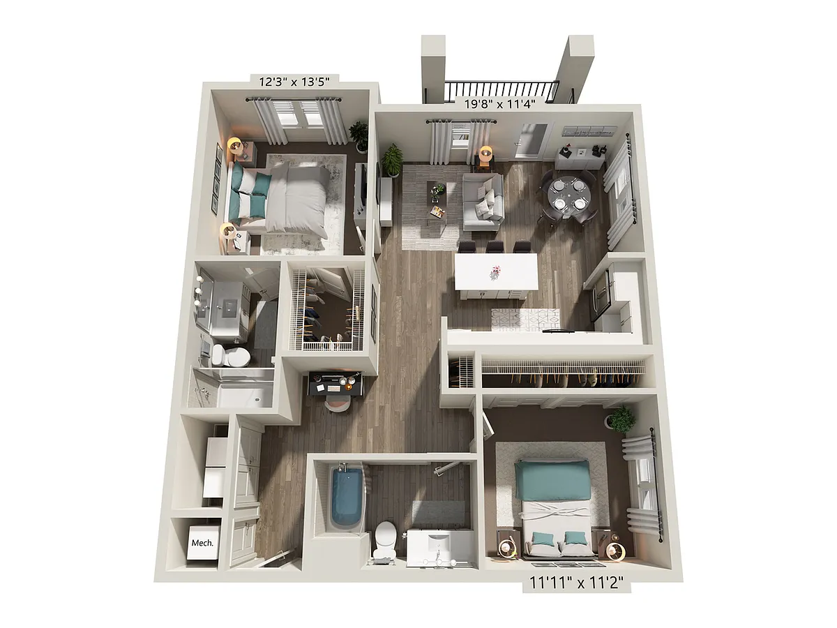 Floor plan B2