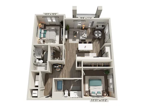 Floor plan B2