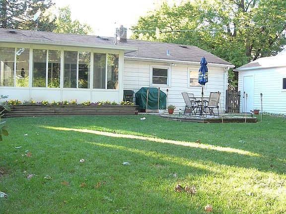 large fenced yard