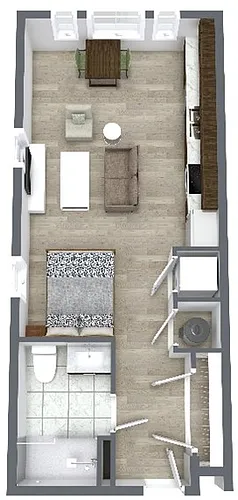 Floor plan Studio