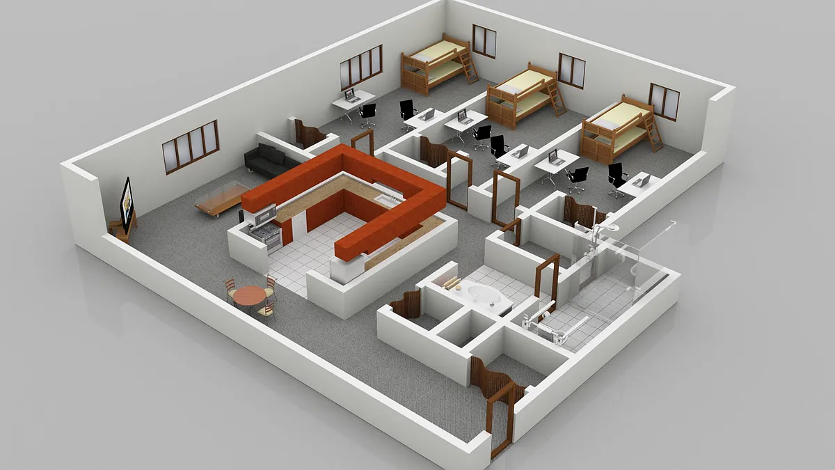 Floor plan D Style